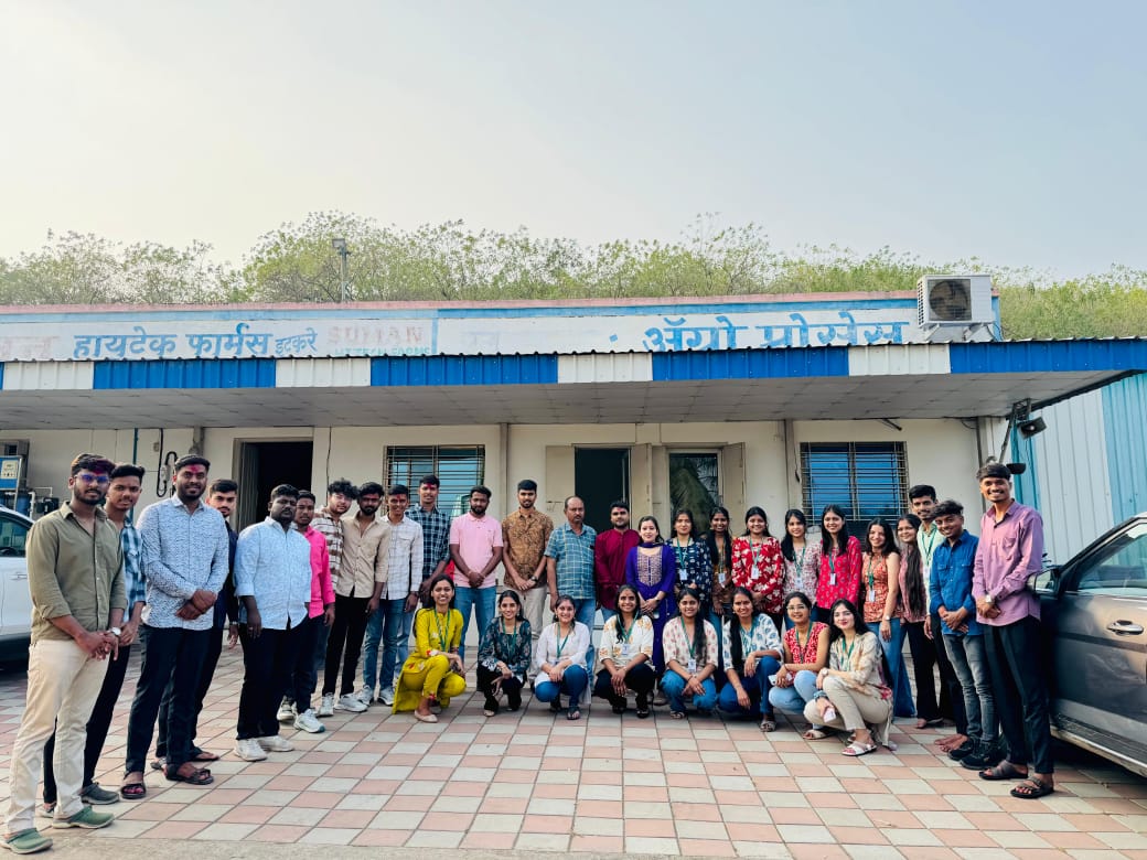 Our Last Year Students Visited at Cashew Nut Process Unit Ratnagiri.