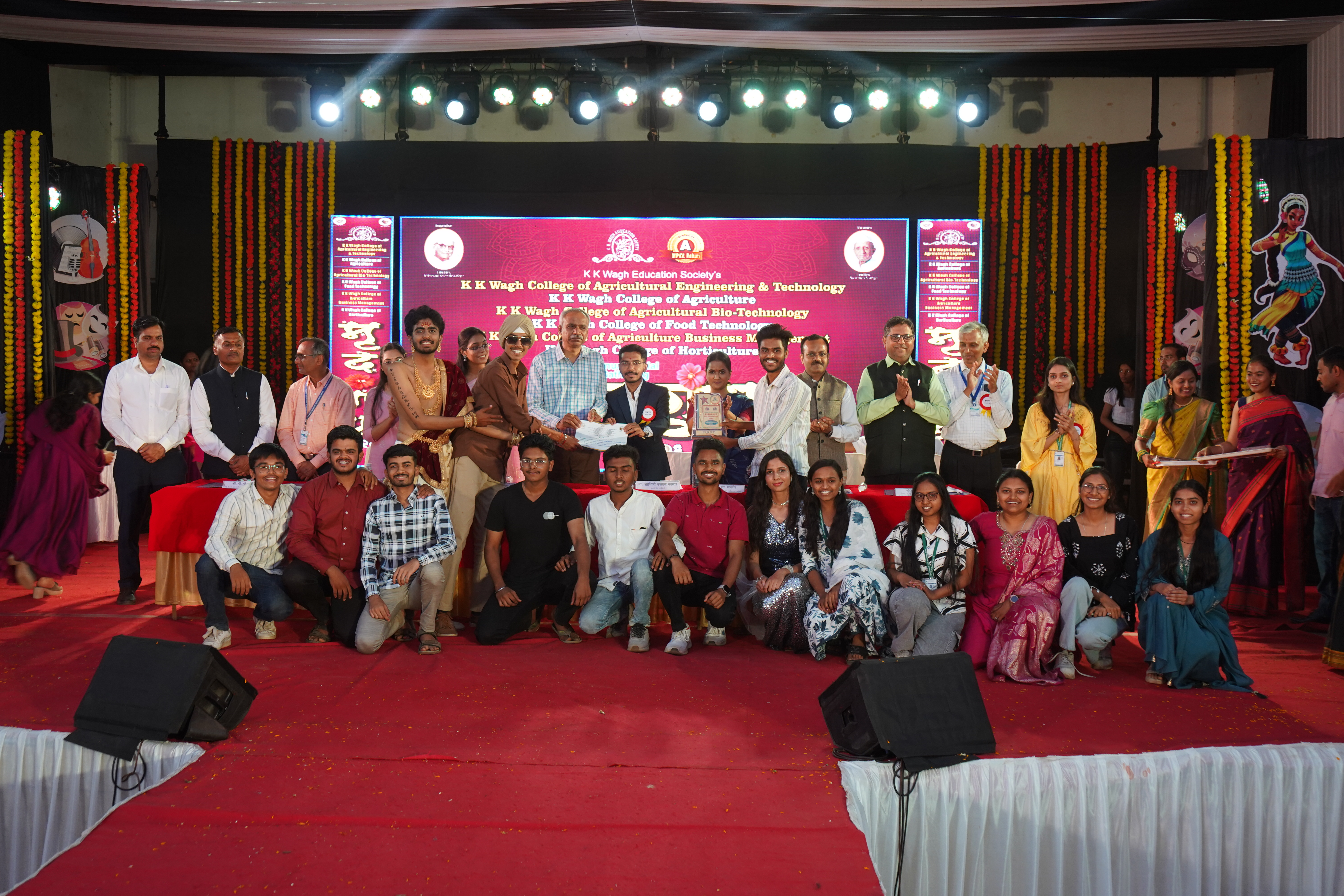 Fashion Forward! K.K. Wagh College of Food Technology’s Fashion Show Winner Group – Where Style Meets Success