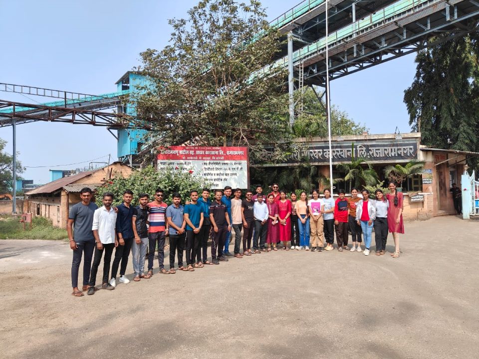 Visit at Rajarambapu patil sugar factory, @Rajaramnagar ,islampur on 18/11/2023